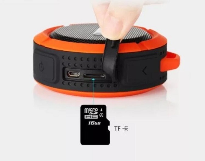 Waterproof Wireless Bluetooth Mini Speaker Shower Car Suction Handsfree ...