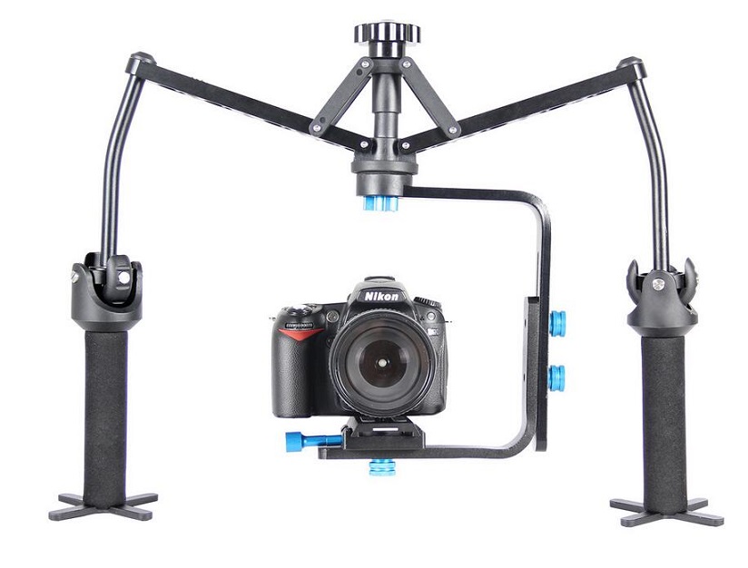 Handheld Camera Stabilizer Tips Foldable Handheld DSLR Camera Spider Stabilizer for Camcorder DV Video ...