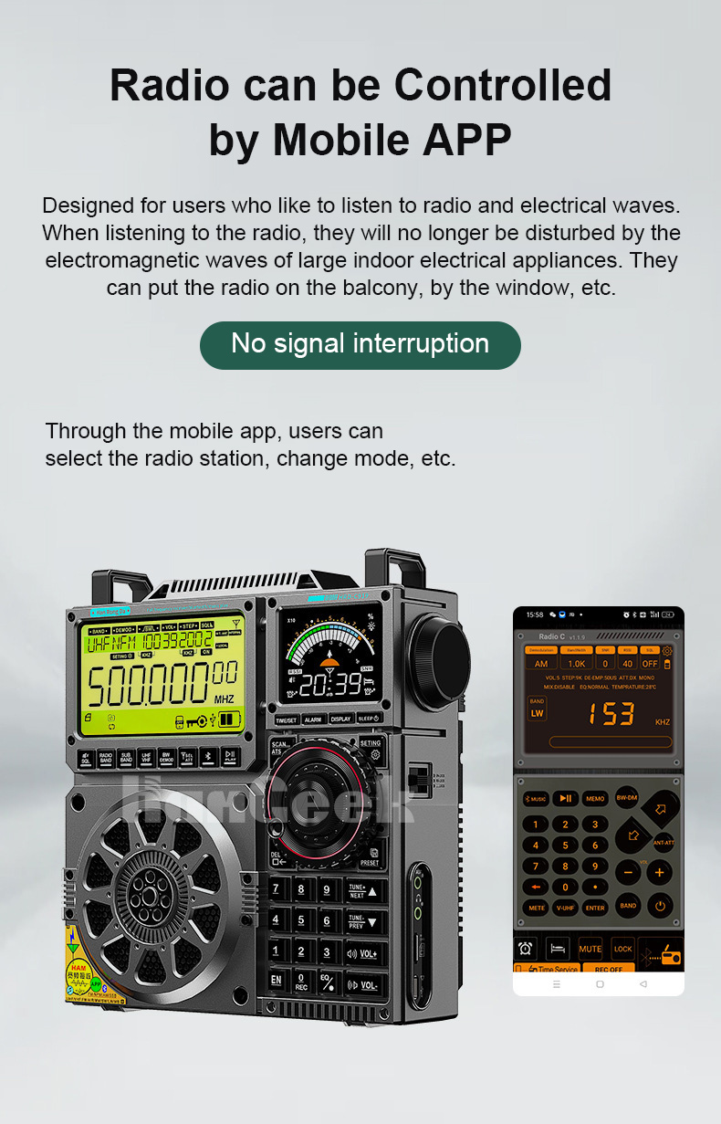 TZT HRD-C919 controlled by mobile app