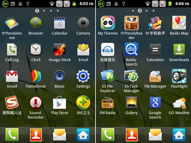 610 Smart Phone Android 2.3 MTK6515 1.0GHz WiFi 3.5 Inch Capacitive ...